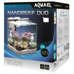 Aquael Nano Reef DUO Zestaw morski biały
